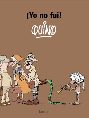 cover image of ¡Yo no fui!